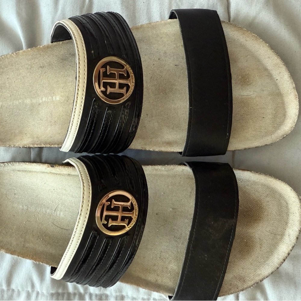 Women's Black Slide Sandals